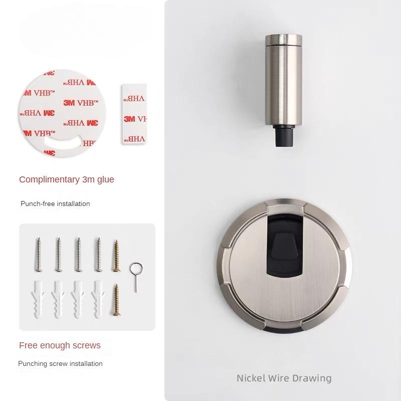 Fără perforare ușă cu aspirație pentru dormitor ușă anti-coliziune Accesorii pentru mobilier pentru baie Opritor ușă Golden Room Fixator cu aspirație