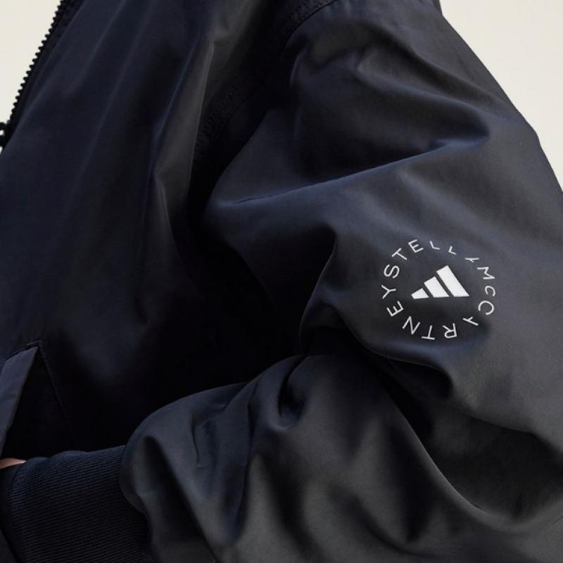 Adidas Stella Truenature Woven Bomber Jacket   Black Jf8466