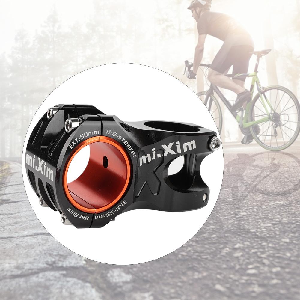 31.8*50mm Aluminium Alloy Short Bike Bar Handlebar Stem Riser Bicycle Parts(black)