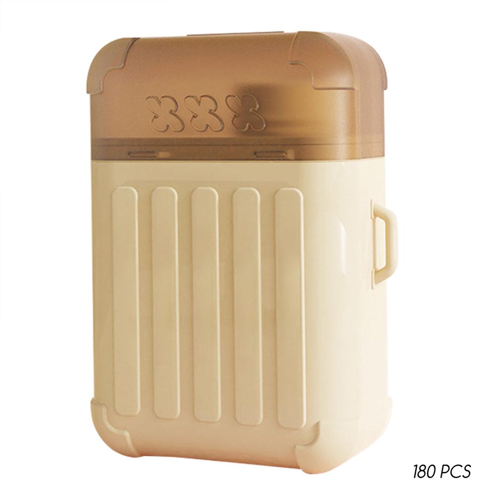 180/240pcs Ear Hole Cleaner Disposable Ear Piercing Cleaner Floss with 15ml Cleaning Solution Ear Cleaner for Removing Dirt Odor