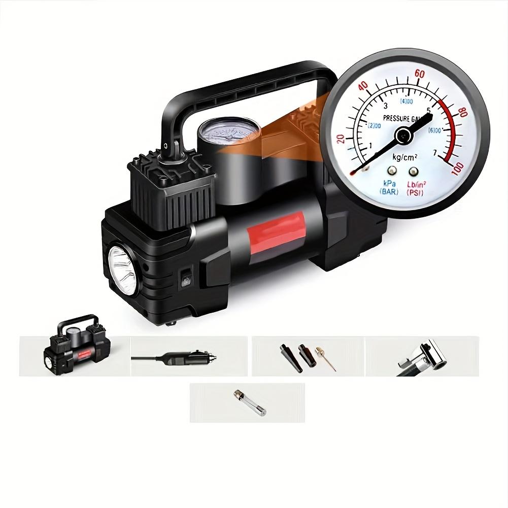 12V 150 PSI Air Compressor Tire Inflator Portable Powerful Dual Cylinder Air Pump, Used For Car Tires, Car Accessories, Automatic Tire Pump