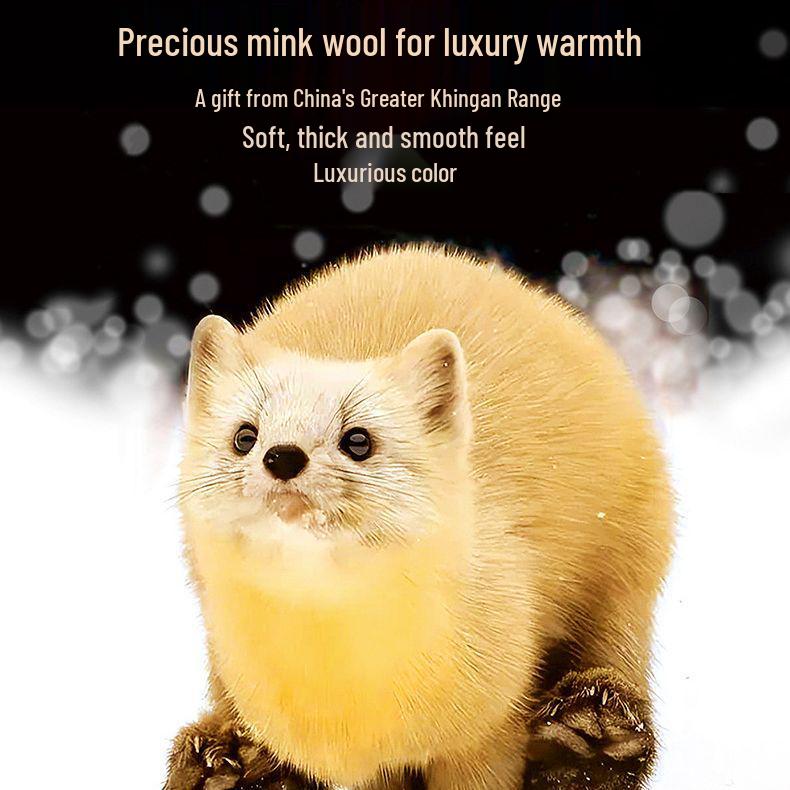 Mink Velvet Cashmere Silk Thermal Underwear Set for Men & Women - Autumn/Winter