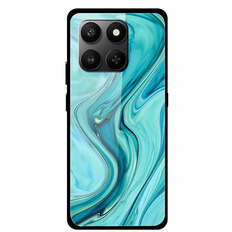 Glass Back Cover For Honor 200 Pro 5G Case Marble Hard Tempered Glass Case For Honor play 10T 400 Smart 5G Case 6.77" Shell Para