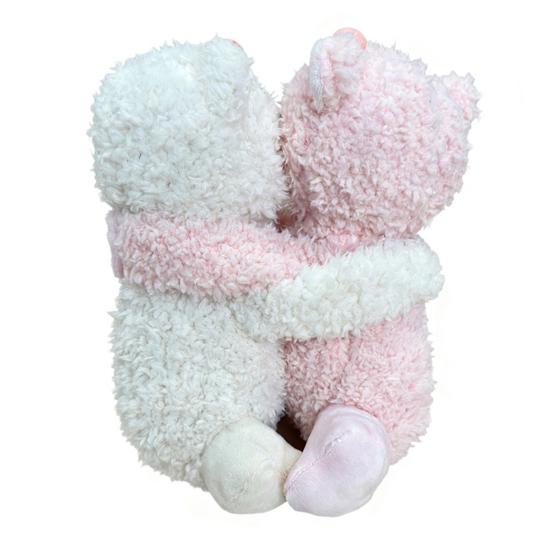 Pet Toy Hug Alpaca Shape Bite-Resistant Plush Dog Chew Toy with Built-in Sound Device Soft Interactive Stress Relief Toy