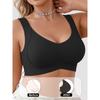 Us Eu Size Plus Size Seamless Wireless Push Up Back Closure Bra