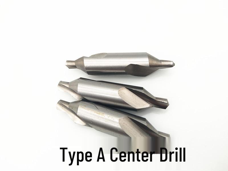 High-Speed Steel Spiral Center Drill Bit A123456