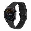 WOCCI 15mm Silicone Rubber Waterproof Replacement Watch Quick Black with Black Buckle Strap, Strap, Release,