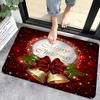 Christmas Floor Mat Entrance Doormat Bedroom Bath Toilet Anti-Slip Carpet 2025 Merry Christmas Decoration for Home New Year Gift