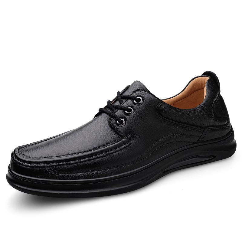 

Роскошные мужские мокасины из натуральной кожи, нескользящие, прогулочные, дышащие, повседневные, для улицы, кроссовки для работы, офиса, вождения 44