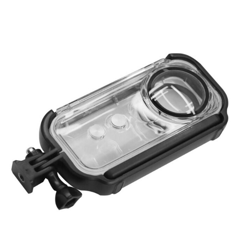 Kompatibel für Insta 360 One X Kamera Zubehör Unterwasser Wasserdichtes Gehäuse Tauchgehäuse Schwarzes Gehäuse Schützt Kamera