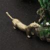 Metal Weasels Figurines Animal Statues Weasels Sculptures Collectibles Table Ornament for Office Home Desktop Decors