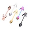 Long Handle Coffee Drinking Kitchen Gadget Stirring Spoons Teaspoon Coffee Spoon Dessert Spoon