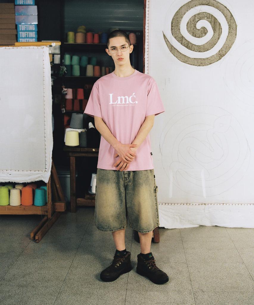 LMC Brush Washed Denim Carpenter Shorts Sand