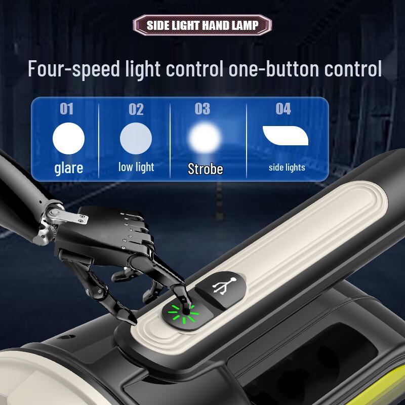 High-Power USB-C Rechargeable Handheld Searchlight