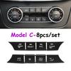 8PCS  W166 W292 W463 Dashboard Air Conditioner Wind Volume Heater Climate Control Button For Mercedes Benz ML GL GLE GLS G Class