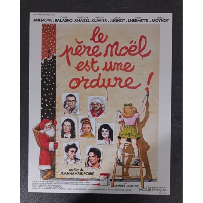 

Le père noël est une ordure Affiche originale de cinéma Roulée 50x40cm Retirage