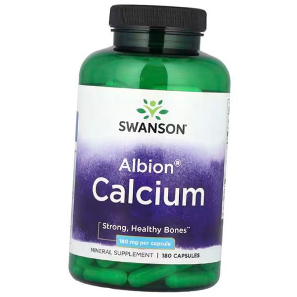 Альбион Кальций с витамином Д3, Albion Calcium, Swanson  180капс (36280174)