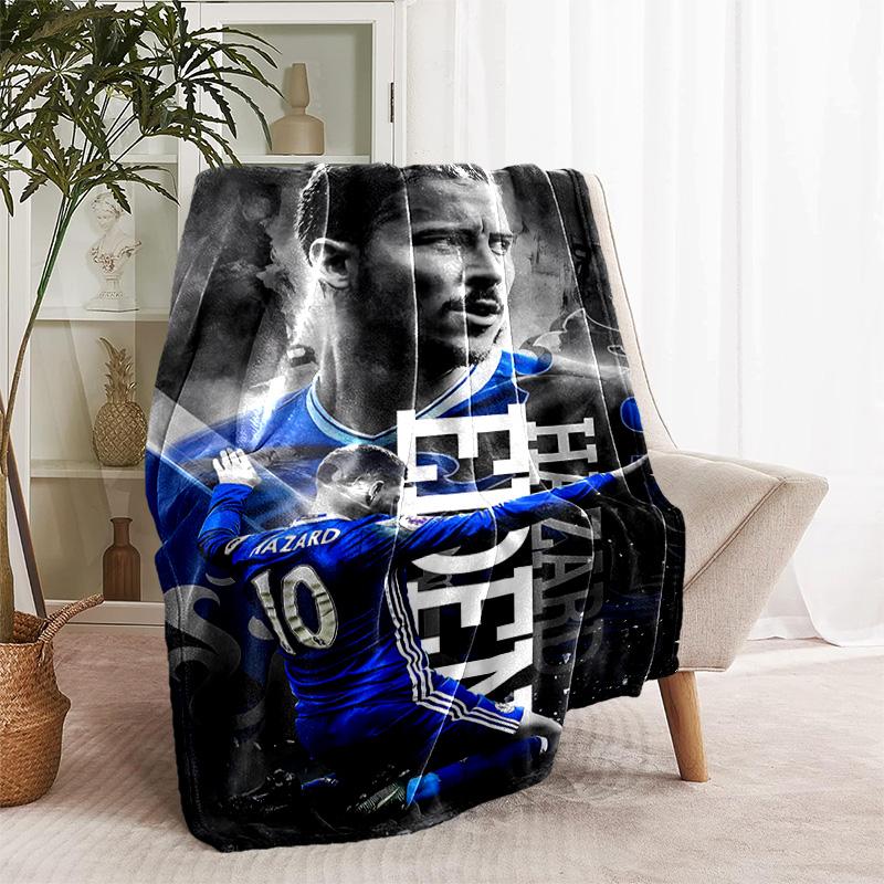 1pc Blanket - Chelsea FC logo Print Design, Lightweight Blanket for Sofa, Bed- Soft &Warm, Gift for All Seasons