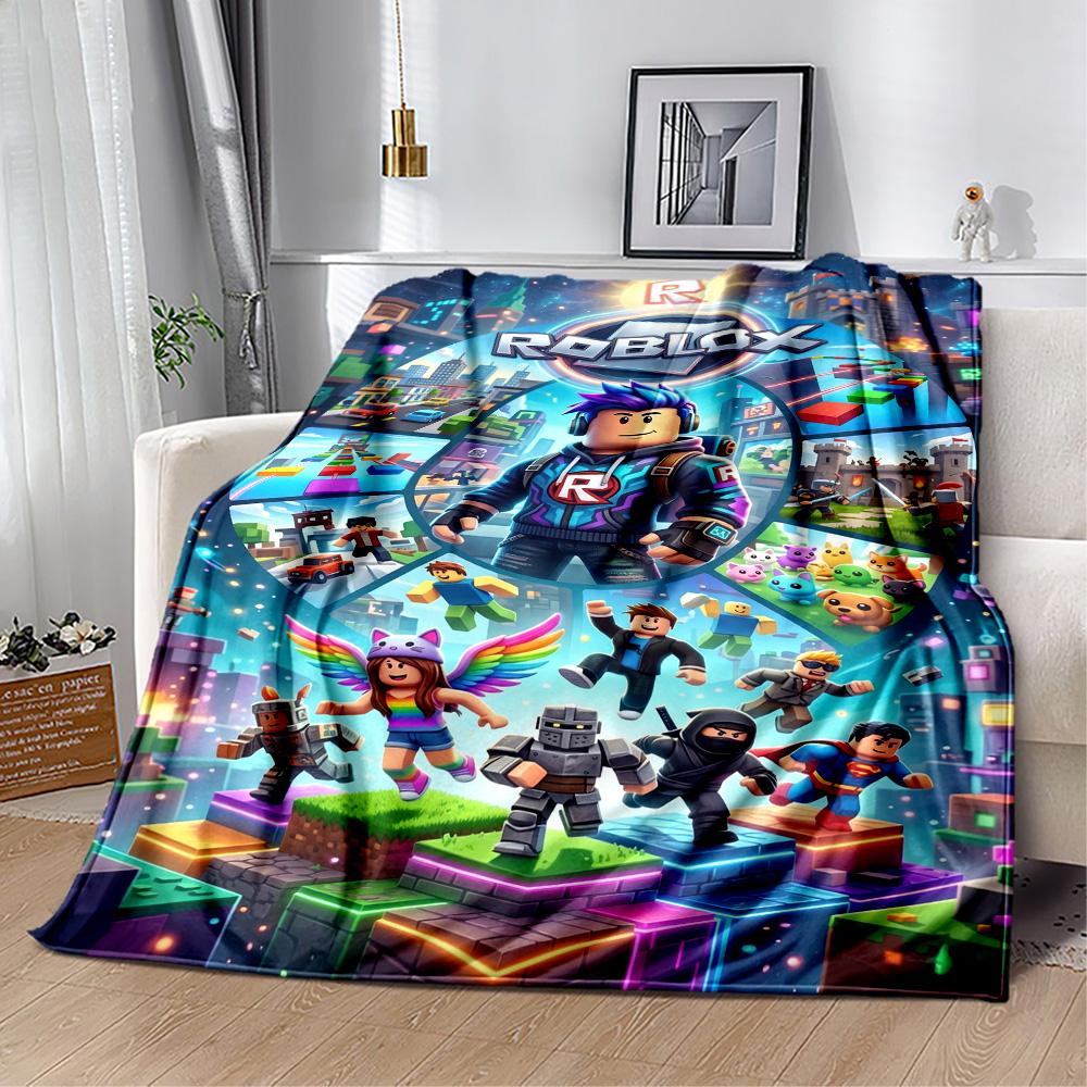 Coperta Roblox 112 Comoda Adatta per Sedia da Spiaggia Ufficio per Tutte le Occasioni Moderna Adatta per Regalo a Parenti e Amici