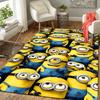 1Pc Minions Crowd Adventure Rug, Office Carpet Indoor Outdoor Doormat, Non-Slip Soft, Living Room, Christmas Halloween Gift. M928483