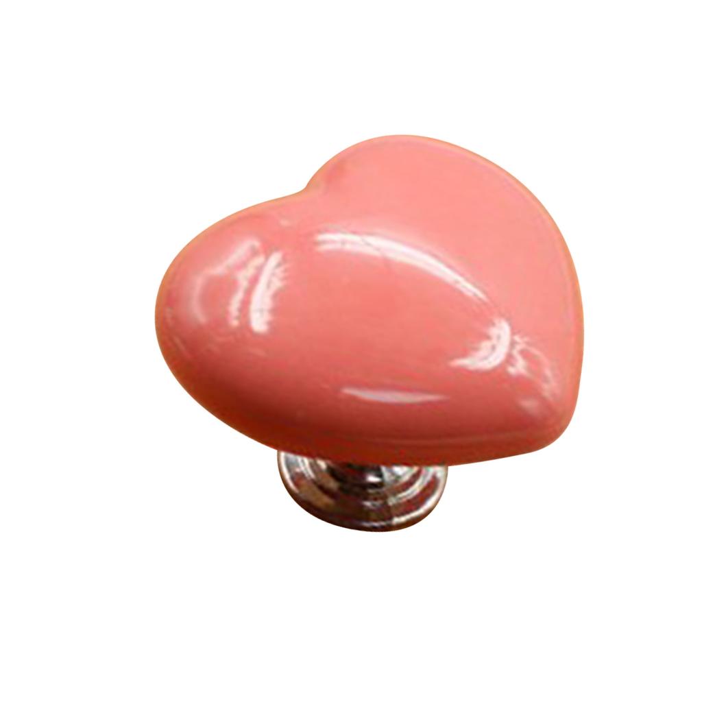 Heart Shaped Toilet Tank Button Plastic Solid Universal Toilet Button Press Replacement for Bathroom