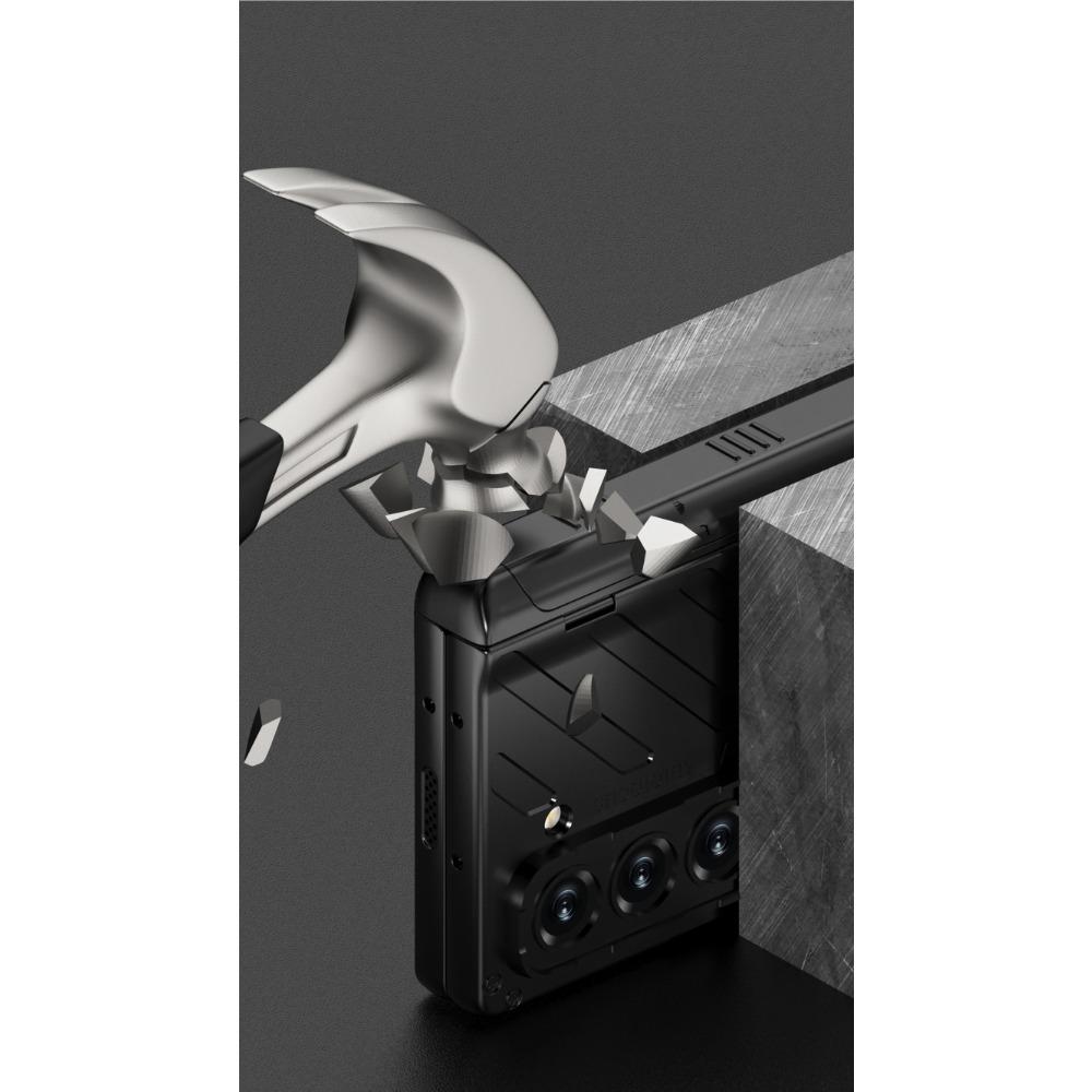 Tvrdý kryt z PC s magnetickým pantem pro Samsung Galaxy Z Fold 6 s držákem na pero, ochranný kryt obrazovky