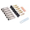 MIG Welding Gun Kit Fit for MB15 15AK Welder Conductive Nozzle 0.03in Tips Diffuser Connector Rods Wrench and Caps