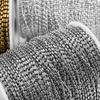2M/lot 1.5mm Gold Bulk Copper Cylindrical Bead Chain Bamboo Chains For DIY Necklace Bracelet Jewelry Making Supplies