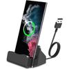 USB C Charger Dock Stand for iPhone 15 Series, Samsung Galaxy, LG, HTC, Google Pixel and More Type-C Phone, USB C Charging Dock for Switch/Switch