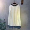 C S In The Room Grab waiSt Belt Span baCk bandIng pIntuCk poCket Long Skirt 4Col