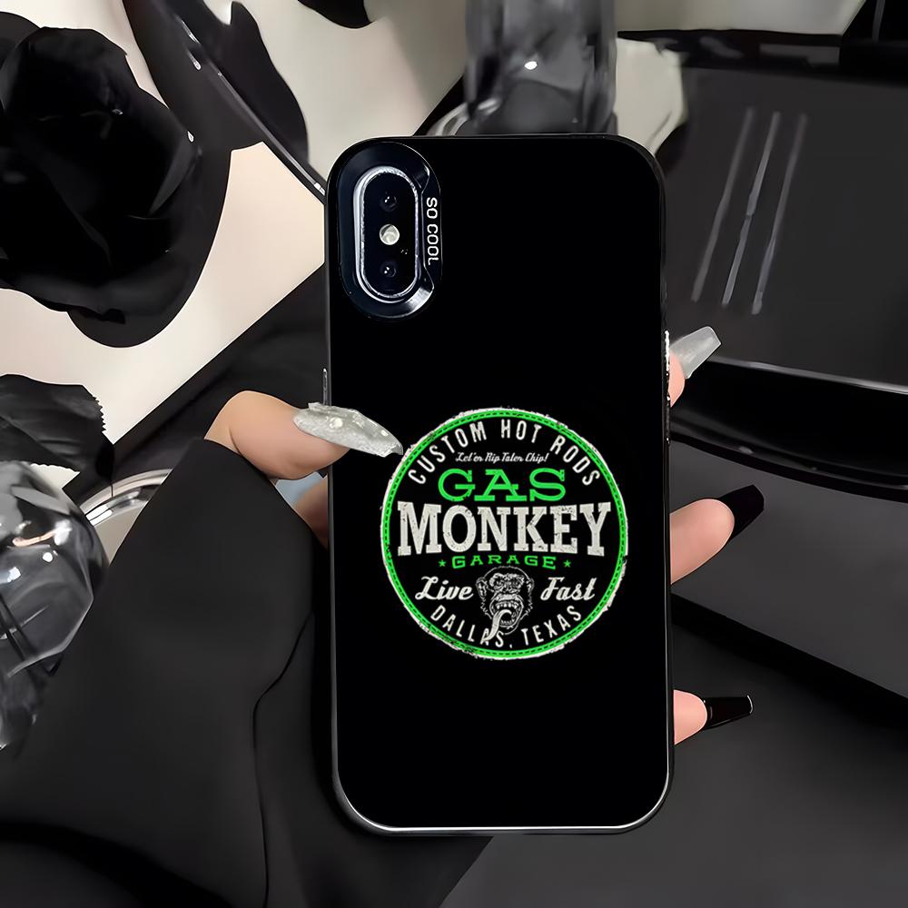 Cool G-Gas Monkey G-Garage Phone Case For IPhone 17 Air 16 E 15 14 Plus 13 12 11 Pro Max Colored Silver Cover