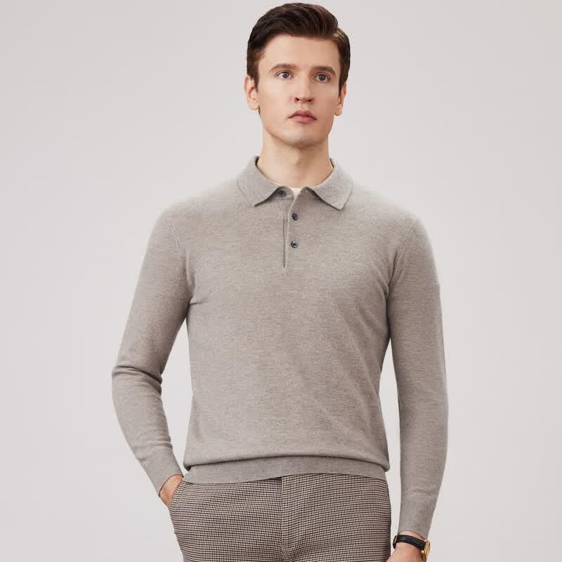 FIRS Men's 100% Sheep Wool Business Casual Sweater