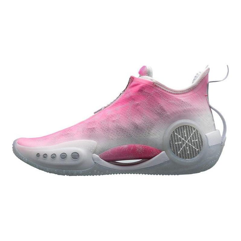 Li-Ning Way of Wade 9 Blossom Men Sneakers Pink White ABAR119-6
