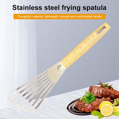 Stainless Steel, Fish Frying Shovel, Fish Flipping Shovel, Pizza Pancake Shovel, Steak Butterfly Shovel, Frying Shovel, Kitchen Tools