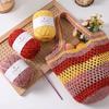 Blended Fiber Hand Knitting Yarn 70g DIY Craft Yarn Durable Crochet Yarn  Home Decoration