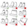 Car for Seat Cover Breathable Cotton Fabric Auto Cushion Mat Protector Universal