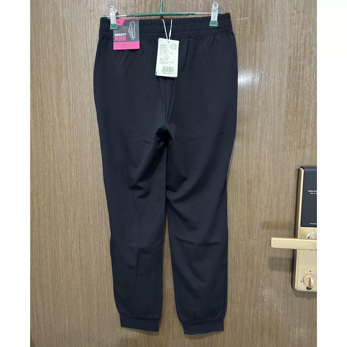 Anta Genuine Summer Casual Ice-Cool Comfortable Breathable Knit Women s Sports Capri Pants S чёрный