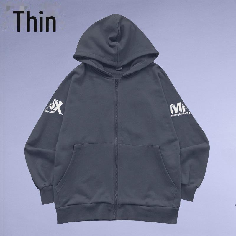 Herren Dickes Samt Kapuzensweatshirt für Sport - Warme, locker sitzende, langärmelige Jacke für Frühling, Herbst & Winter.