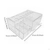 Support Multi-Compartiments Support pour Cotons-tiges Transparent Brosse à Dents pour Dentistes, Cabinet