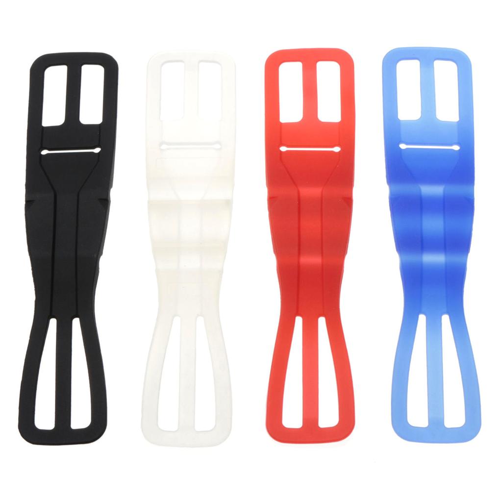 Bike Silicone Band Elastic Strap Bandage Flashlight Mount Phone Holder Bike Light Replacement Mount Fixing Bandage Belt