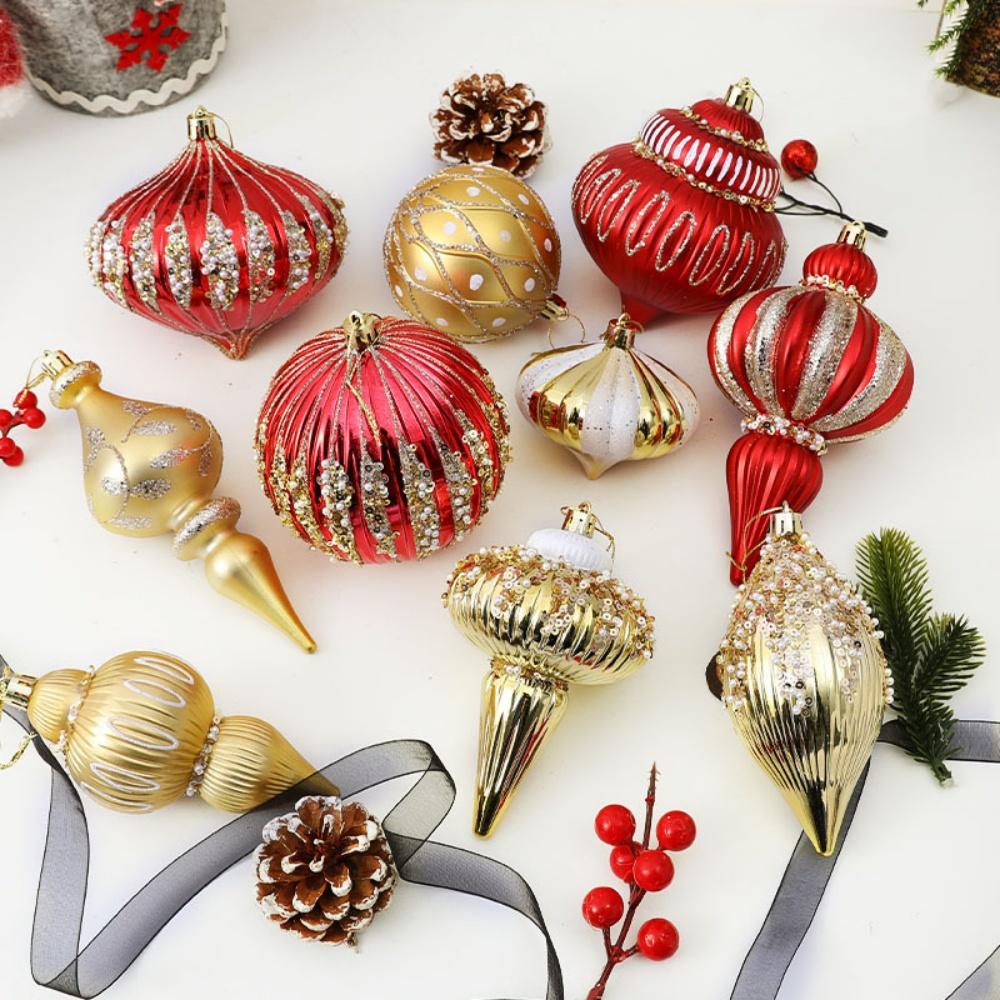 Neue Weihnachtsdekoration Anhänger Klebrige Perlen Hochwertiger Weihnachtsschmuck Helle Schraube Weihnachtsbaumdekoration Hängende Box