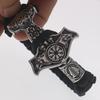 Paracord Howling Wolf Snowflake Totem Bracelet Men's Domineering Wrist Accessories