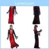Halloween Mädchen Vampir Kostüm Kleid Schreckliches Horror Cosplay Outfit