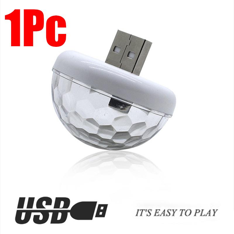 

Mini USB LED Car Interior Atmosphere Light Plug-In 5V Lamps Ambient Light Colorful Decorative Lamp USB Night Atmosphere Lights 1pc