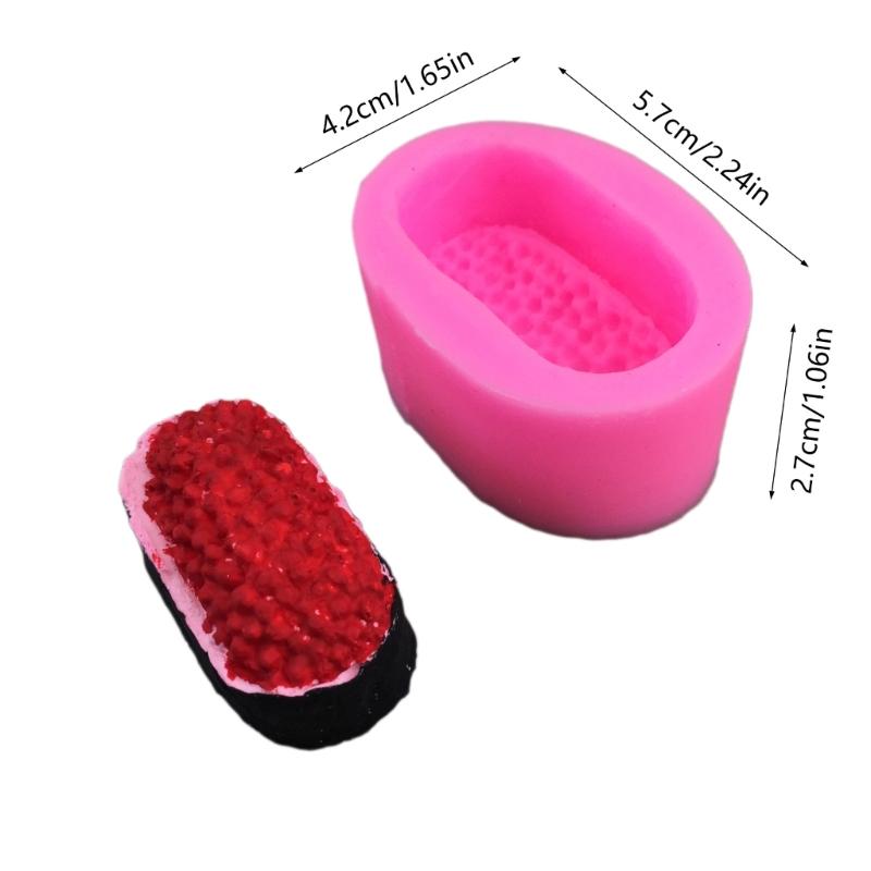 Silicone Mousse Molds Dessert Moulds Sushi Shaped Chocolate Moulds Silicone Material Perfect Gift for Bakings Lover