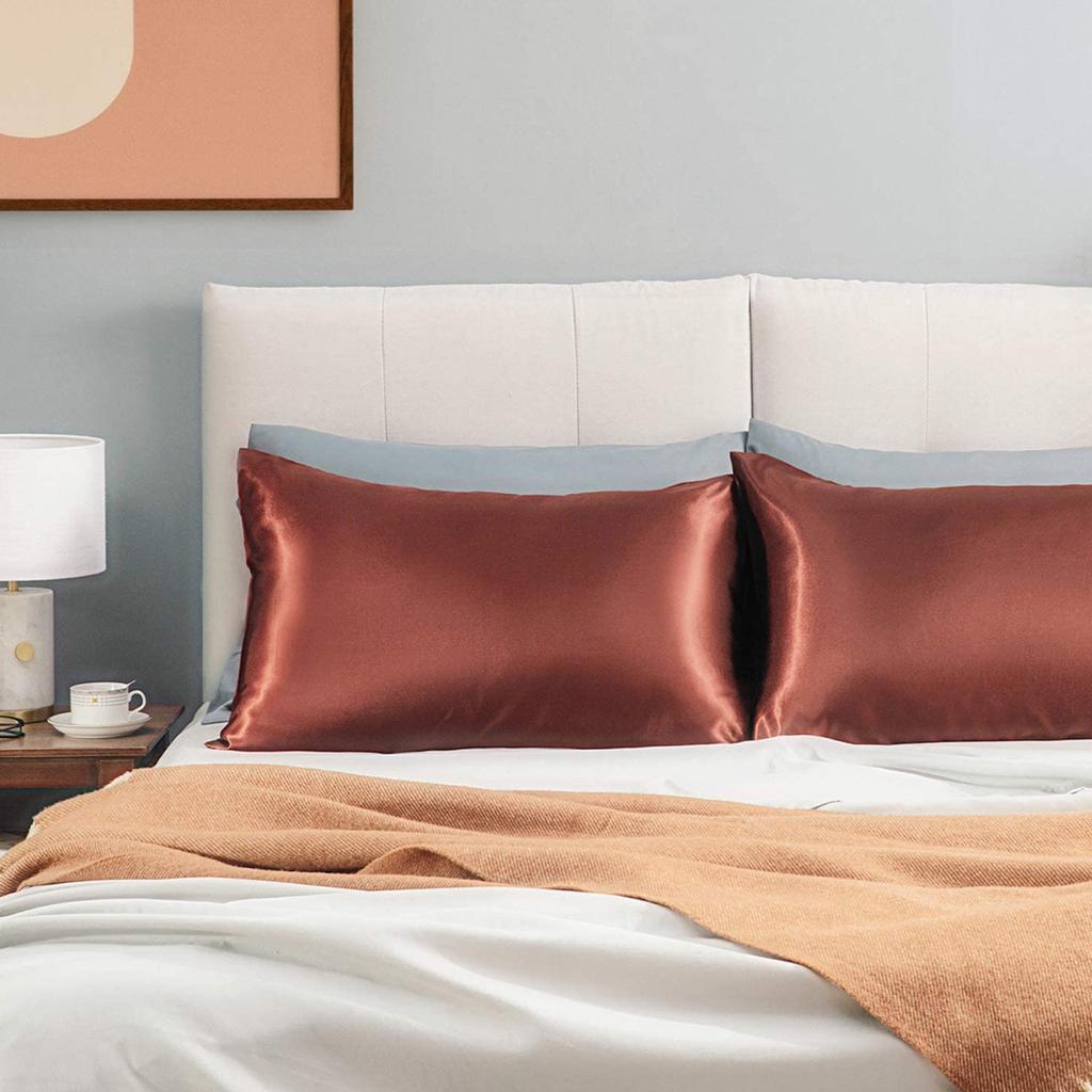 Household Washed Silk Satin Pillowcase Soft And Comfortable Pillowcase