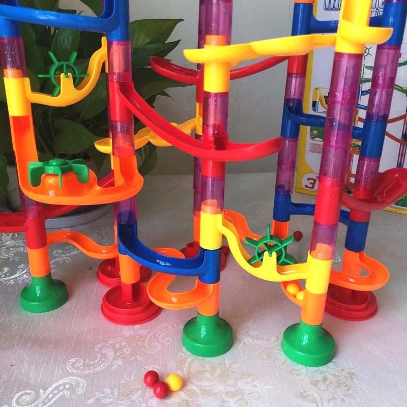 Marble Run Race Children Kid Boys Building Construction Blocks Creative Game Hot