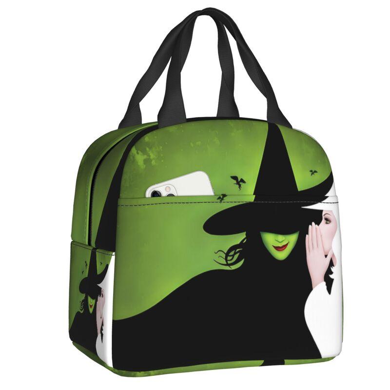 Custom W-Wickeds Hot New Thermal Insulated Lunch Bag Women Music Moive Portable Lunch Tote for Outdoor Picnic Storage Food Box