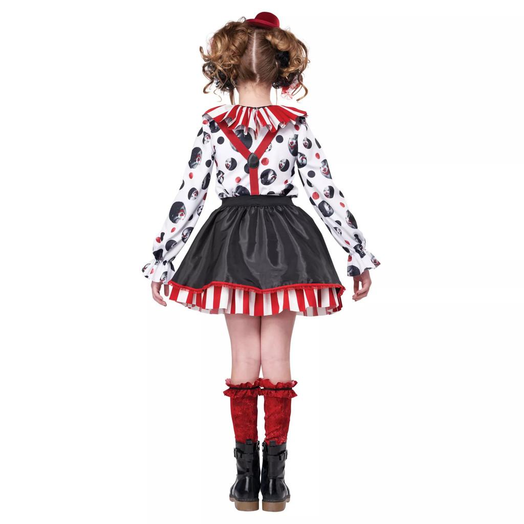 Game Theme Kids Clown Costume Set For Halloween Party And School Performance