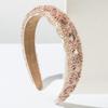 Handmade Face Wash Hairbands Sequins Women Headwear New Wide Brim Headband  Hair Accessories